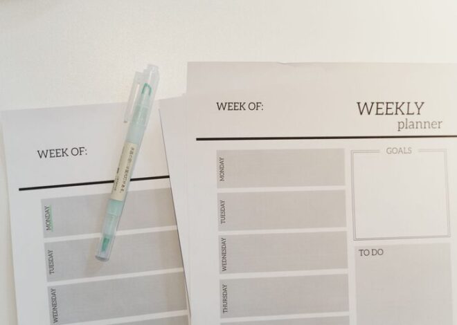 How to Set Realistic Weekly Goals for Better Productivity